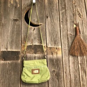 Fossil Vintage Green Crossbody Purse